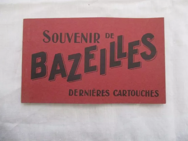 Carnet 10 Cpa Ardennes 08 Souvenir De Bazeilles Dernieres Cartouches