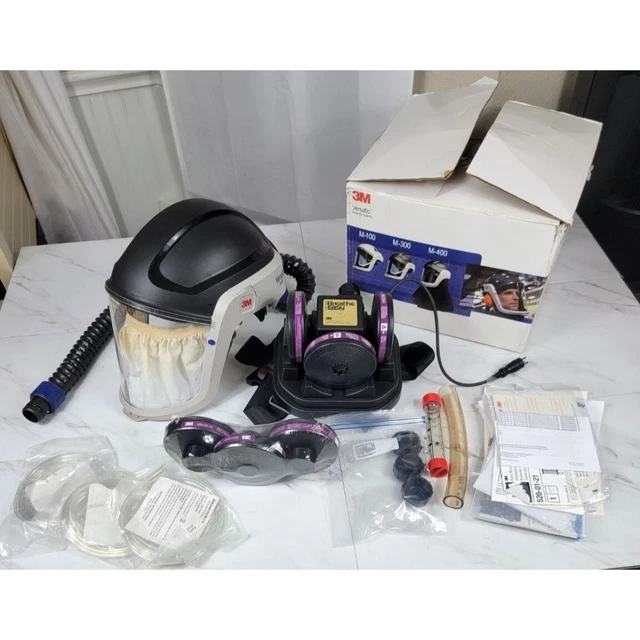 Versaflo M-300 Helmet/ 3M Breathe Easy/ New Filters/ (Retail $1,265.62)