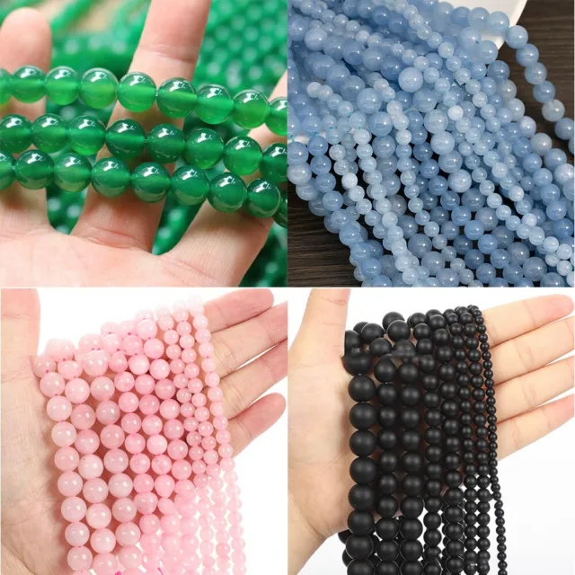 Perles perles perles perles, bracelets bleu cadeaux rose 6 mm 8 mm agate