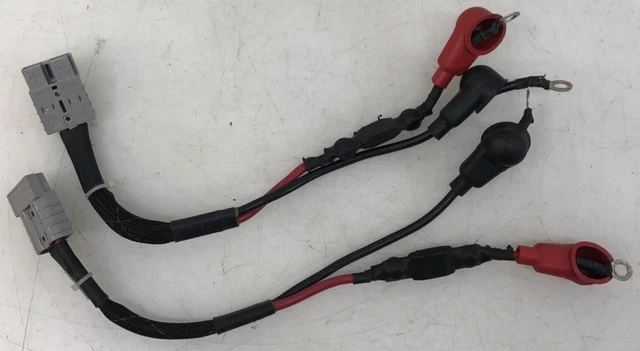 PAR de cables de batería para sillas de ruedas de potencia cuántica ~ Cableado DWR1502H005-D
