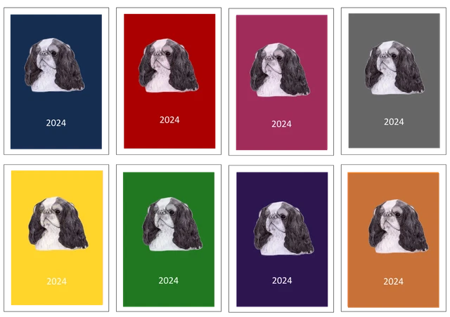 King Charles Spaniel Week to View Diary A5, A6, A4 Dog Show, Normal, Appointment