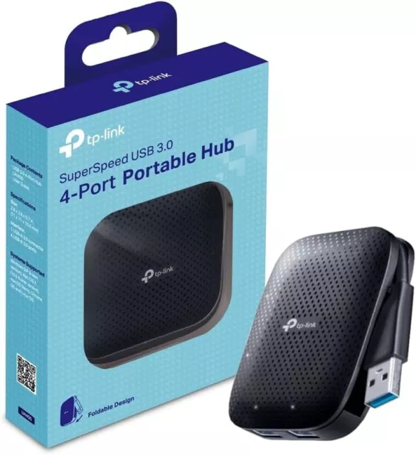 TP-Link USB 3.0 4 Port Portable Data Hub for Mac, Ultrabooks, Windows