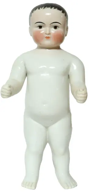 Alte 41cm große Badepuppe Porzellan Puppe Porzellanpuppe dolls porcelan um 1900