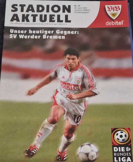 2000/01 1.BUNDESLIGA VFB Stuttgart SV Werder Bremen EUR 2,99