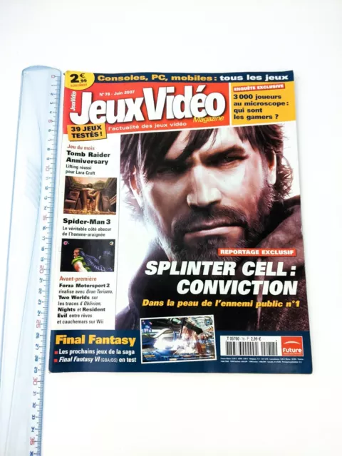 Magazine - Jeux Vidéo - N°78 -Juin 2007 - Splinter Cell Conviction