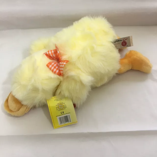 Keel Toys Simply Soft Collection Sitting and Laying Yellow Duck, 38cm