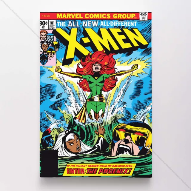 Uncanny X-Men Poster Canvas Vol 1 #101 Xmen Marvel Comic Book Art Print