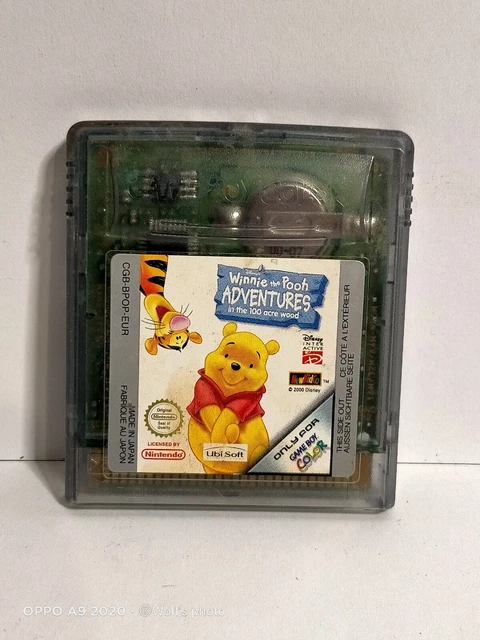 WINNIE THE POOH Adventures in the 100 Acre Wood - Nintendo GameBoy ...