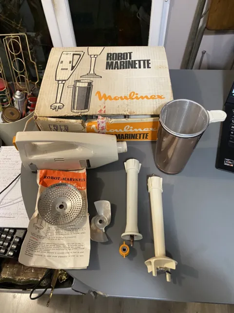 MOULINEX robot Marienette, Accessoires Carton Complet soupe mixer vintage