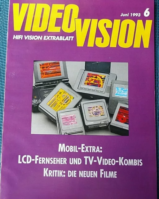 Hifi Vision Sonderdruck 6/93, 16 Seiten,Sony Gv S 50E,Ev Dt 1,Casio Tv 8500,6600