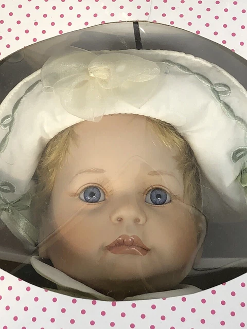 Treasury Collection Paradise Galleries Doll Blonde Bonnet New in Box About 20”