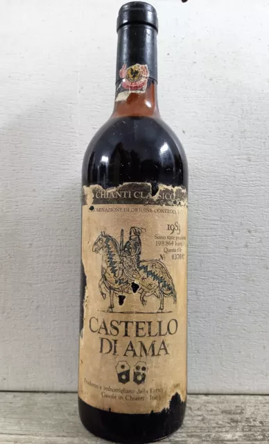 1 Bt. Chianti Classico Castello di Ama 1983 (N° 037002) - per il 40. compleanno