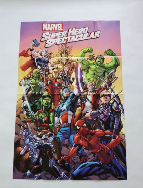 Marvel Comics Super Hero Spectacular 2015 Poster Comic Shop Promo 36" x 24"