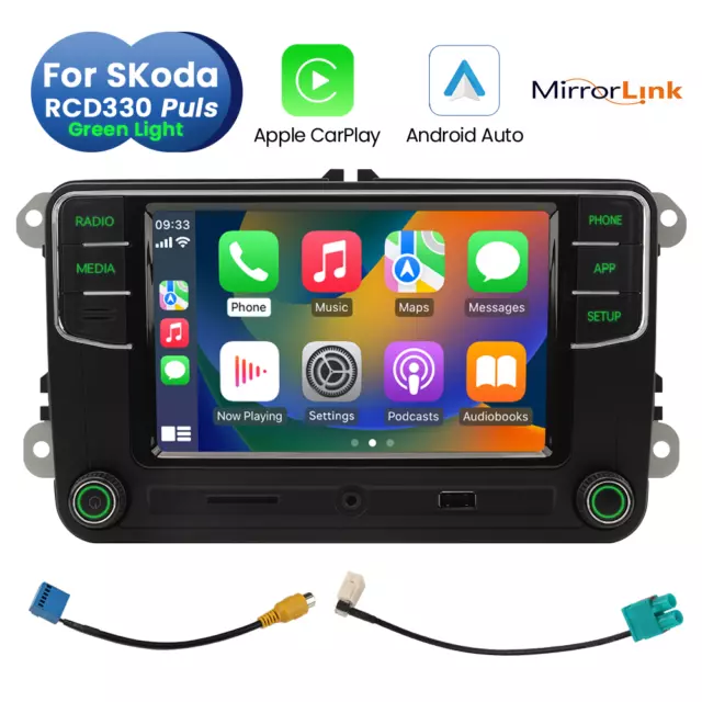 MIB RCD330 Plus 6RD035187B CarPlay Android Autoradio For VW Skoda Octavia Fabia