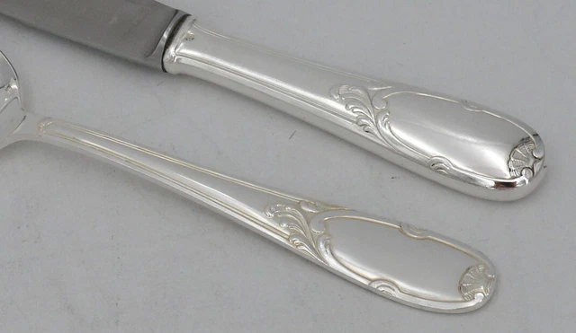 97pcs Louis XV Style Silver Metal Housewife, Excellent Condition. 3