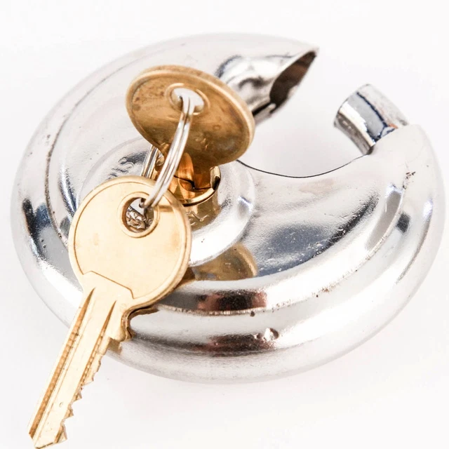 2-3/4 Inches 70mm Stainless Disc Padlock Shackle Trailer Self ...