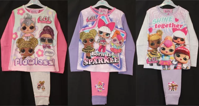 LOL SURPRISE Girl's Pyjamas /LOL Dolls PJs in Sizes 4-10 Years