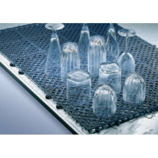 Cactus Mat 2553-CT Flex-Tile 12" x 12" Black Liner Tile