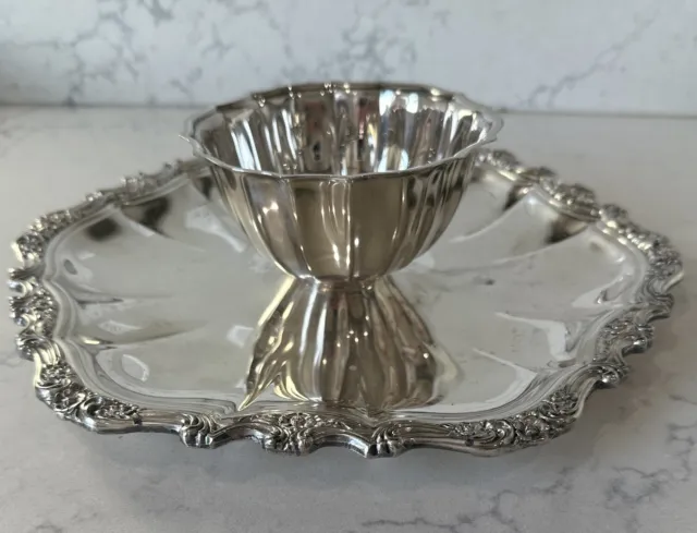 Webster Wilcox, Oneida, USA, countess silver plated serving dish