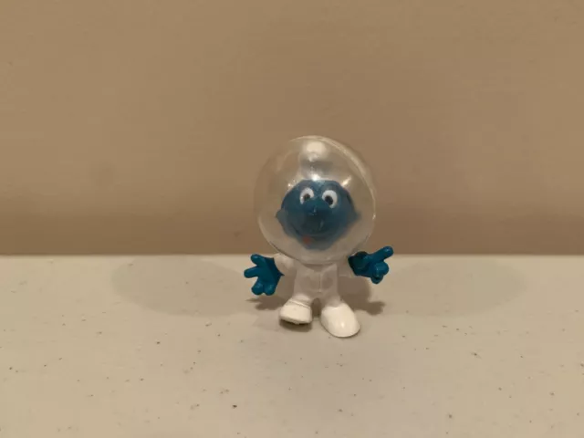 Astro Smurf Astronaut Vintage 20003 1965 Figure Outer Space Toy Hong Kong