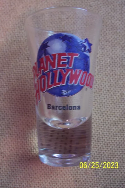 Planet Hollywood Shot Glass - Barcelona