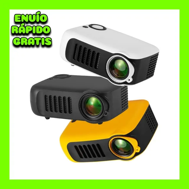 Mini Proyector de Cine en Casa Proyectores de Vídeo LED 3D Portátiles 4K 1080P