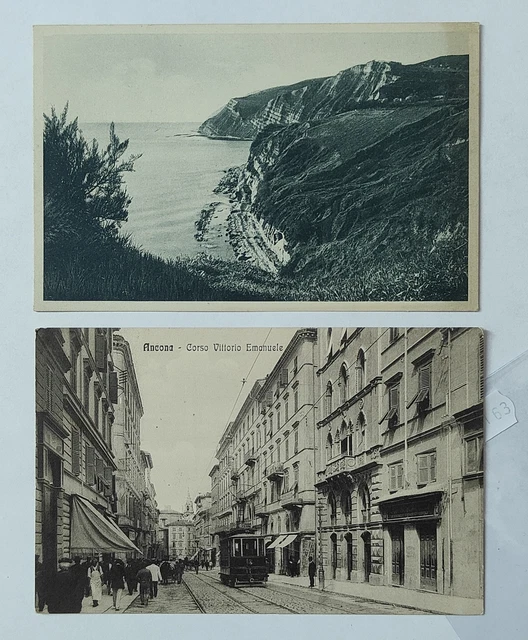 Ancona Citta'-Lotto 2 Cartoline-C3-163