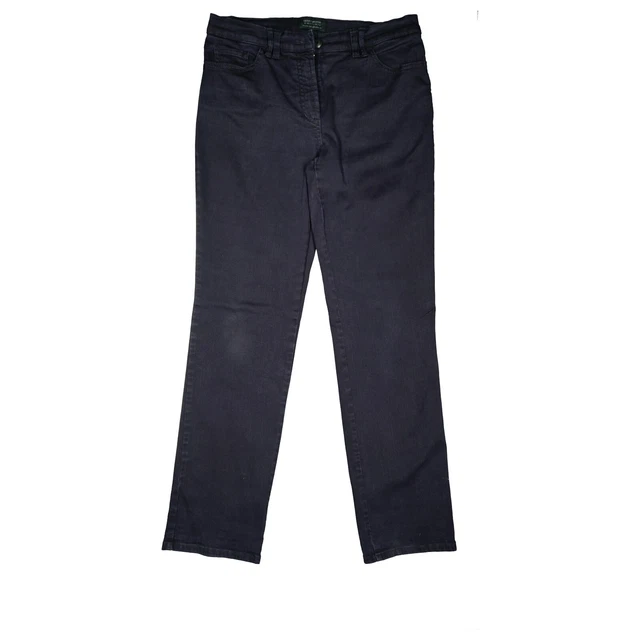 Pantalon Jeans Violet Punk - Taille 30, Motif Diagonal Crâne, Coupe Droite, Stretch