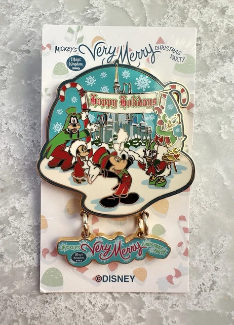 DISNEY PIN MICKEY'S Very Merry Christmas Party Mickey Minnie Donald ...