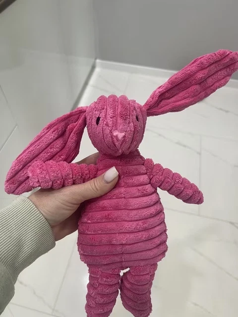 PINK PLUSH BUNNY Rabbit Stuffed Animal Soft Toy Lovey £4.19 - PicClick UK