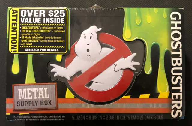 Ghostbusters Bundle Metal Supply Box New 2016
