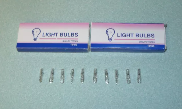 10 Pachislo Slot Machine Light Bulbs - New  #85 Wedge Bulbs - Fit  Many Machines