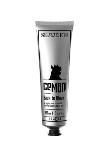 Selective Professional Cemani Back to Black Styling Gel 150ml schwarzes Haargel