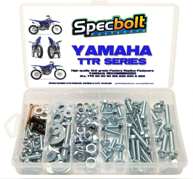 Yamaha TTR 4-Stroke Series 120pc Bolt Kit TTR 50 90 110 125 225 230 250