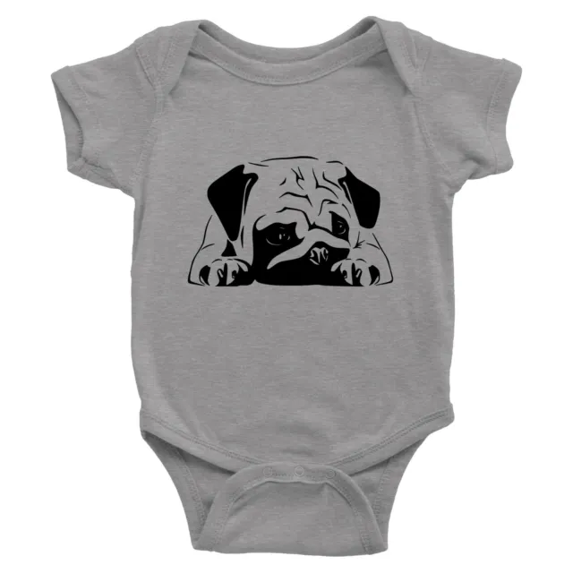 Cute Napping Puppy Sleeping Dog Baby Bodysuit One Pieces Romper Dog Lover gift