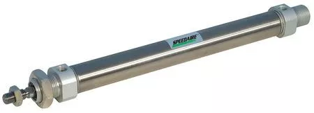 Speedaire Cd85e25-200-B Air Cylinder, 25 Mm Bore, 200 Mm Stroke, Iso Double