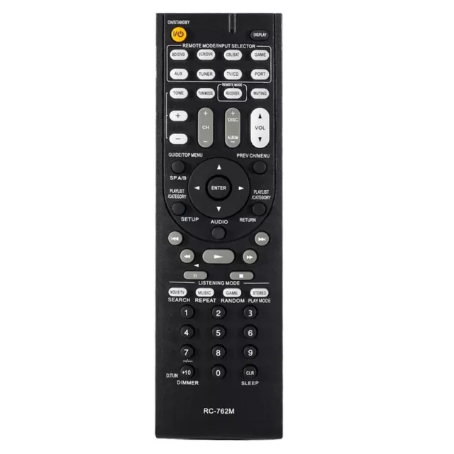 Ersatzfernbedienung RC-762M für Onkyo AV-Receiver HT-R380 HT-R290 HT-R390 H9525