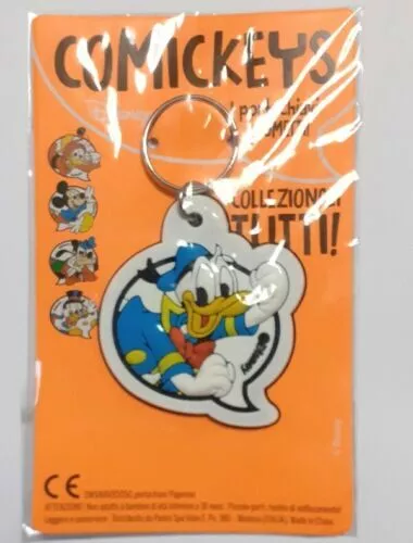 Vecchio Portachiavi DISNEY PAPERINO DONALD DUCK (cm 5 x 6) marca Panini