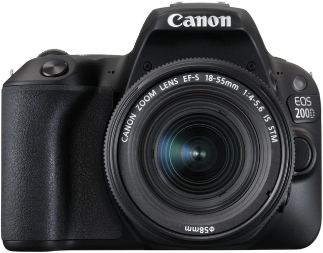 CANON EOS 200D EF-S 18-55 IS STM Digital SLR Camera Black