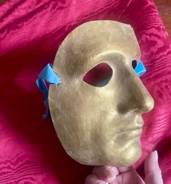 Masque De Venise Murano En Céramique Et Papier Mâché – Neuf