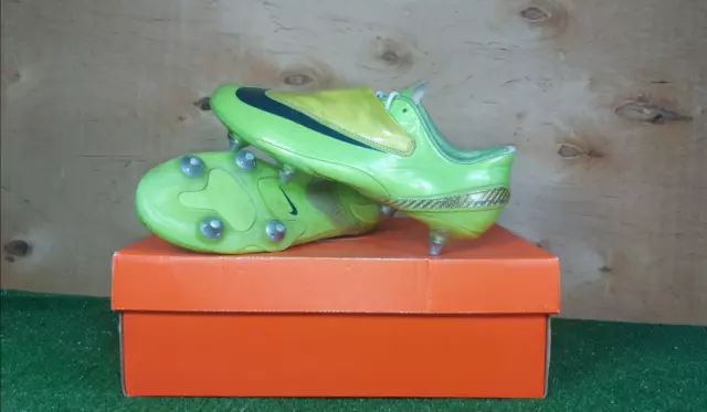 Nike Mercurial Vapor IV SG 317729 301 Verde RARE stivali da calcio da uomo