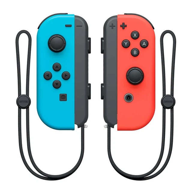 Nintendo Switch Joy-Con Neon Red and Blue Controller Bundle [Pre-Owned]