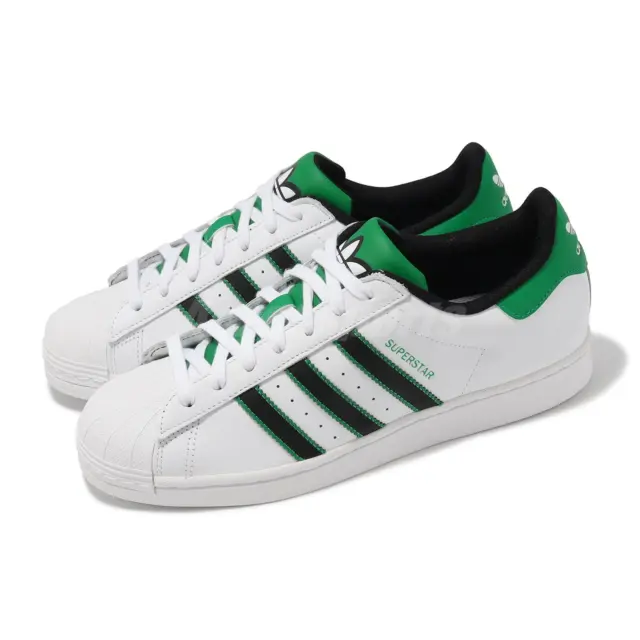 adidas Originals Superstar White Black Green Men Casual LifeStyle Shoes ID4670