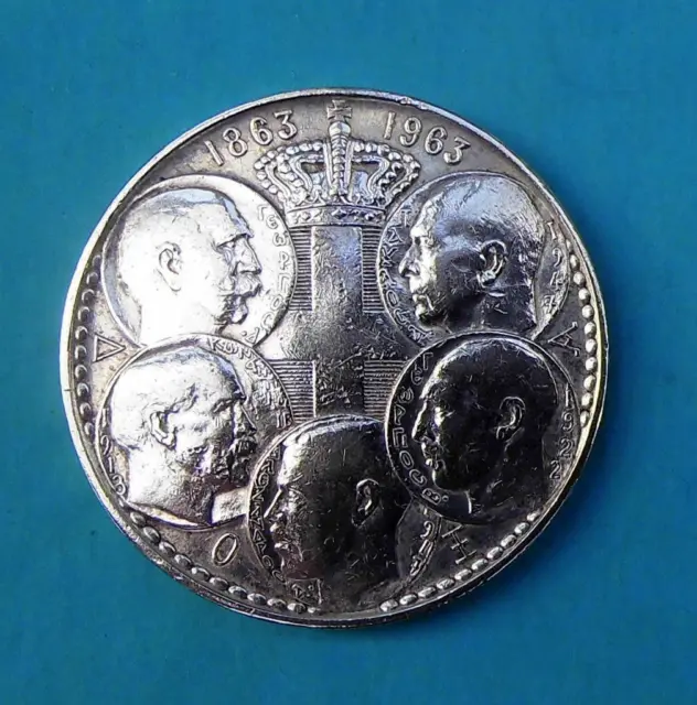 Silbermünze Griechenland 30 Drachmai 1963 ⭐ Km# 86