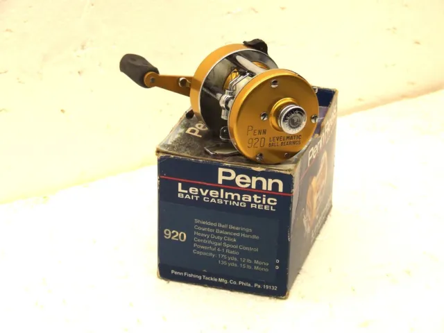Vintage Penn 930 Levelmatic Bait Casting Reel, Parts Only