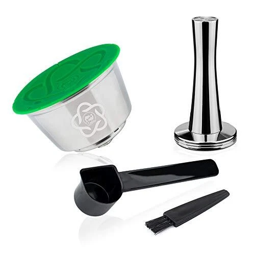 i Cafilas i Cafilas Tamper à café pour Dolce Gusto inox + Capsules de Café Ré...