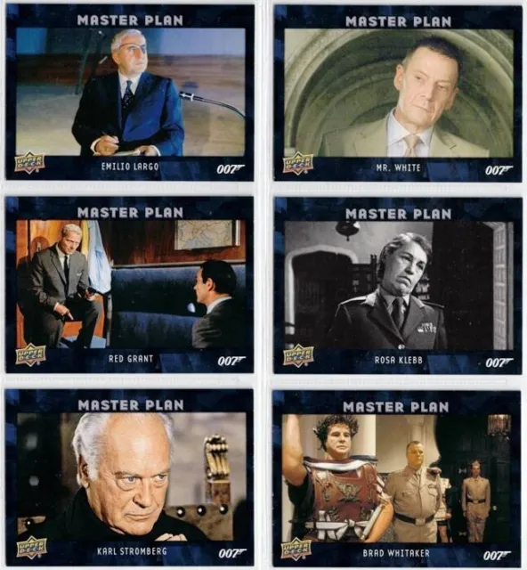 JAMES BOND VILLAINS & Henchmen: Complete Master Plan Set (15) 2020 ...