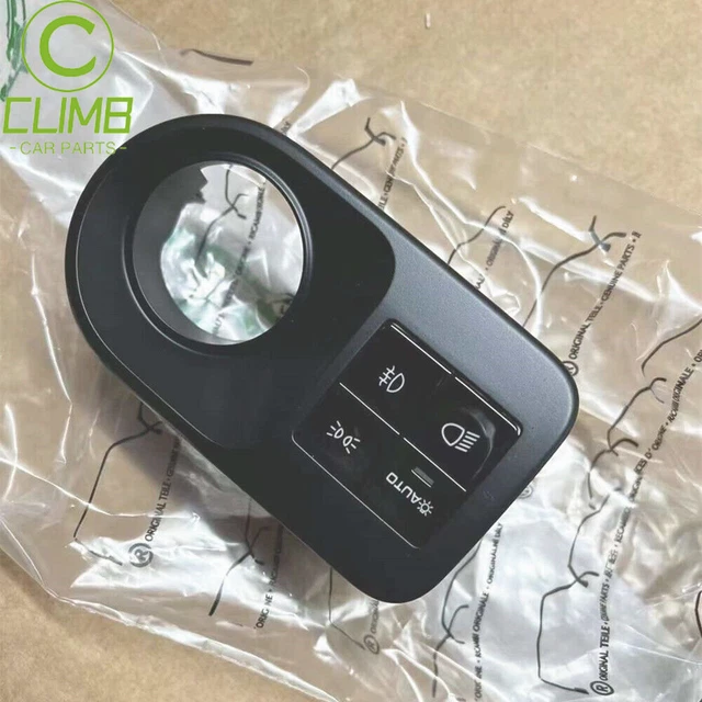 Aramox Interruttore del Faro con modulo sensore di Luce, Interruttore di Controllo Automatico della Lampada del Faro Modulo sensore di Luce di aggiornamento in plastica ABS Nera Adatta per MK4