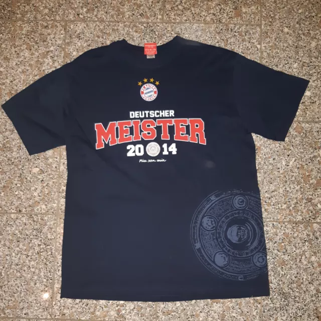 Meister - Trikot Kurzarm orig. 1. FC Bayern München Adidas wie neu 2014 XL 9