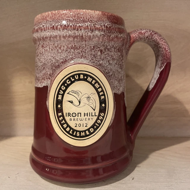 IRON HILL BREWERY- 2012 MUG CLUB MEMBER Stoneware Ceramic BEER Stein.
